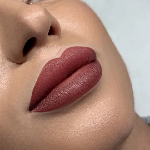 Labios con más volumen visual · recién hecho