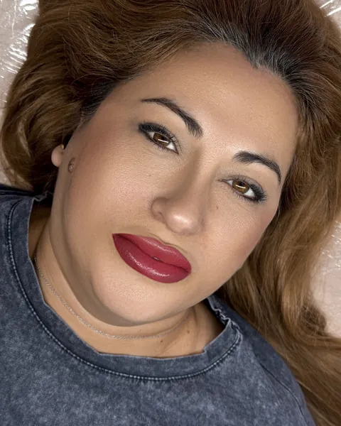 Labios recién hechos